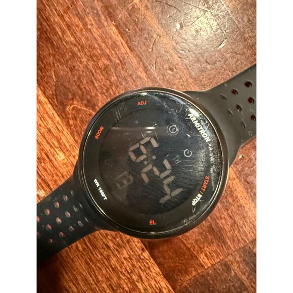 Armitron Sport Unisex Digital Chronograph Black and Red Watch - Picture 4 of 8